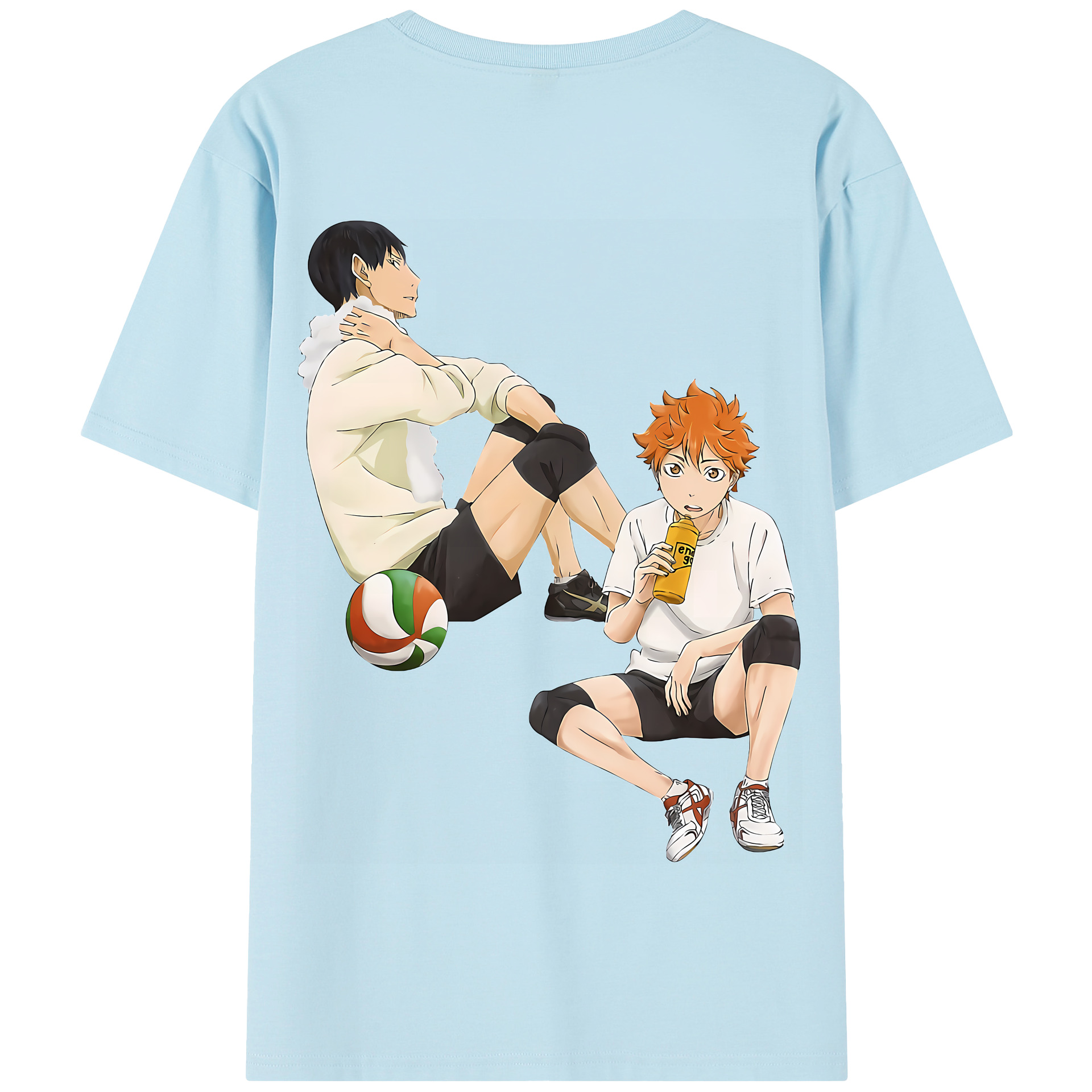 （画像用） ハイキュー!! Haikyu!! 綿100％半袖Tシャツ（背面プリント）